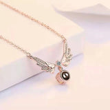 Angel Wings Necklace Choker Jewelry Christmas Gift
