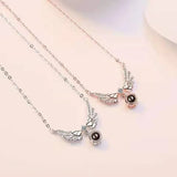 Angel Wings Necklace Choker Jewelry Christmas Gift