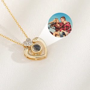 Custom Photo Projection Necklace - Personalized Memory Jewerly