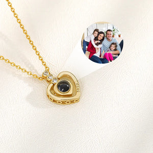Custom Photo Projection Necklace - Personalized Memory Jewerly