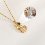 Custom Photo Projection Necklace - Personalized Memory Jewerly