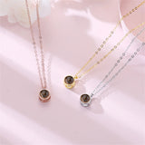 Personalized Photo Projection Necklace