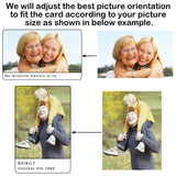 Engraved Photo Wallet Insert Card for Husband