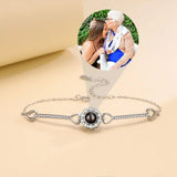 Personalized Photo Bracelet for Women 925 Sterling Silver