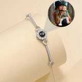 Personalized Photo Bracelet for Women 925 Sterling Silver