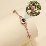 Personalized Photo Bracelet for Women 925 Sterling Silver