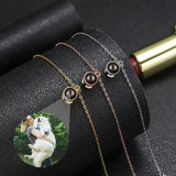 S925 Silver Personalized Projection Photo Bracelet for Women