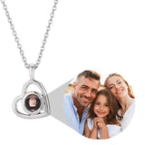 Heart Pendant Photo Necklace Personalized Gift for Women