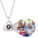 Heart Pendant Photo Necklace Personalized Gift for Women