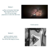Photo Necklace Projection Personalized Gift For Women Memory Jewelry