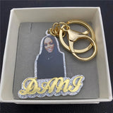 Kids Acrylic Name Keychain Personalized Memory Jewelry