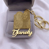 Personalized Name Keychain Stainless Steel Bridesmaid Gift