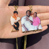 Custom Photo Necklace - Family Pendant Memory Jewelry