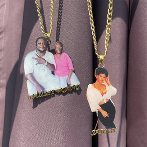 Custom Photo Necklace - Family Pendant Memory Jewelry