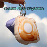 Cartoon Cat Photo Car Keychain Personalized Keychains for Women Girl Baby Gift