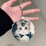 Cat Photo Car Keychain Personalized Keychains for Women