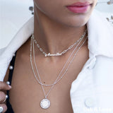 Paperclip Name Necklace Stainless Steel Personalized Nameplate Necklaces