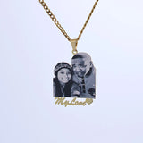 Family Nameplate Necklace for Kids