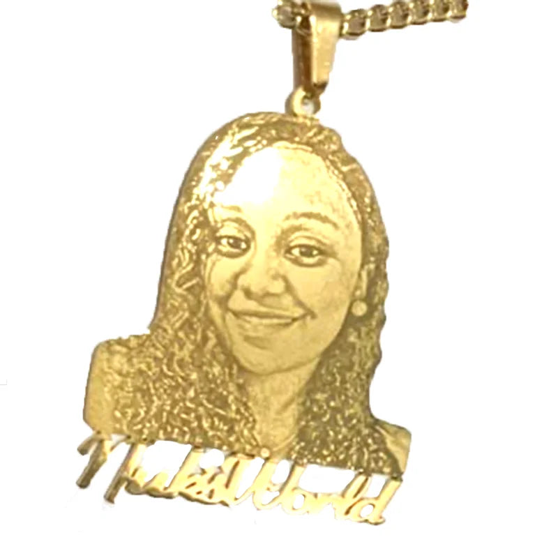 Family Nameplate Necklace for Kids