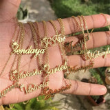 Princess Crown Name Necklace Personalized Choker Necklace