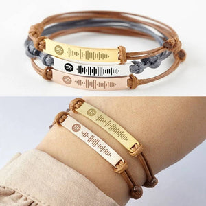 Music Code Women Personalized String Bracelet