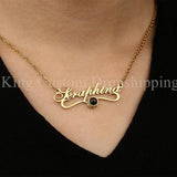 Handwriting Personalized Photo Name Necklace Jewelry Christmas