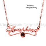 Handwriting Personalized Photo Name Necklace Jewelry Christmas