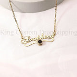 Handwriting Personalized Photo Name Necklace Jewelry Christmas