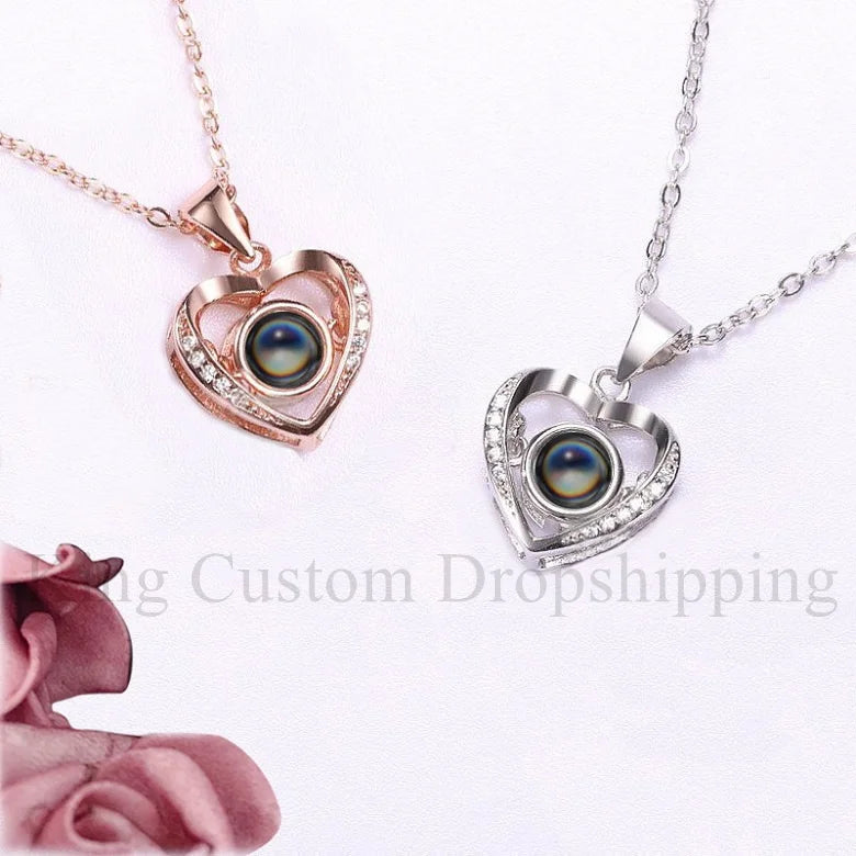 Personalized Projection Necklace - Romantic Love Memory Gift