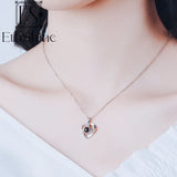 Personalized Heart Pendant Picture Necklace - Bridesmaid Gift