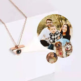 Personalized Projection Triangular Necklace for Women