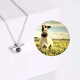 Personalized Projection Triangular Necklace for Women
