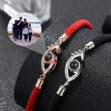 Personalized Photo Bracelet 925 Silver Projection Bracelet for Women