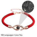 Personalized Photo Bracelet 925 Silver Projection Bracelet for Women