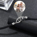 Personalized Photo Bracelet 925 Silver Projection Bracelet for Women