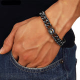 Photo Projection Circle Pendant Bracelet Souvenirs Memorial Jewelry
