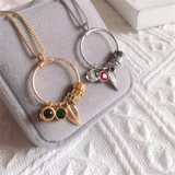 Custom Projection Photo Name Necklace with Birthstone