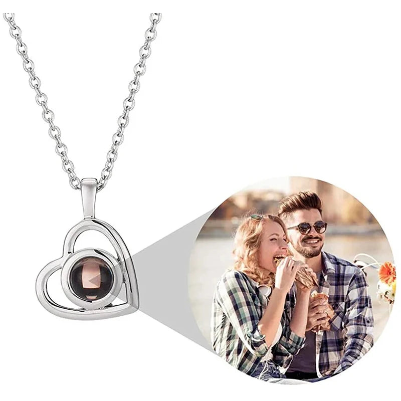 Personalized Pet Photo Projection Necklace