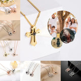 Custom Projection Photo Necklace Personalized Pet Photo Pendant