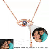 Photo Necklace With Heart Customized Picture Pendant