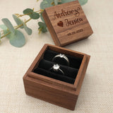 Personalized Ring Bearer Box for Wedding Rings