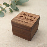 Personalized Ring Bearer Box for Wedding Rings