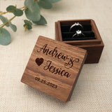 Personalized Ring Bearer Box for Wedding Rings