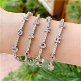 Personalized Rhinestone Name Bracelet Choker