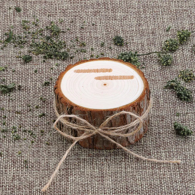 Personalized Wooden Ring Box Wedding Engagement Valentines