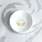 Personalized Wedding Ring Holder Ceramic Jewelry Tray
