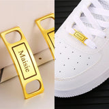 Custom Engraved Stainless Steel Shoe Buckles for Women Men