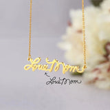 Custom Cursive Name Necklace Personalized Stainless Steel Jewelry