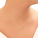 Personalized Handwriting Name Necklace for Mom
