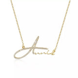 Diamond Name Necklace - Personalized Style